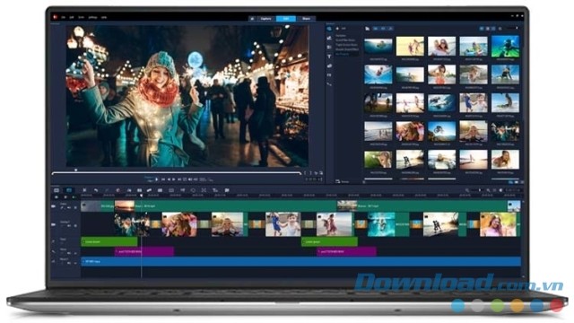 Giao diện Corel VideoStudio Pro 2018 