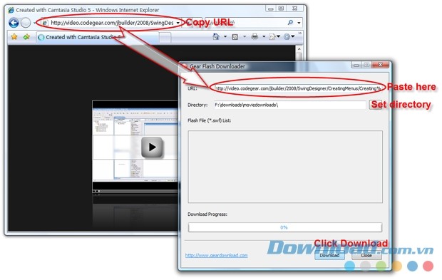 Hướng dẫn sử dụng Gear Flash Downloader 