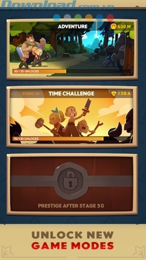 Mở khóa các chế độ chơi game hấp dẫn