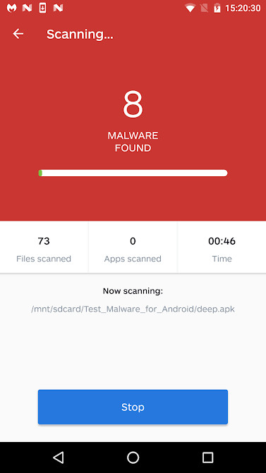 Quét malware trên Android với Malwarebytes