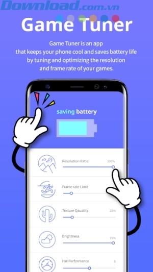 Game Tuner cho bạn thay đổi độ phân giải và cài đặt tốc độ khung hình