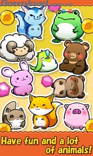 Chơi game cùng những con thú dễ thương