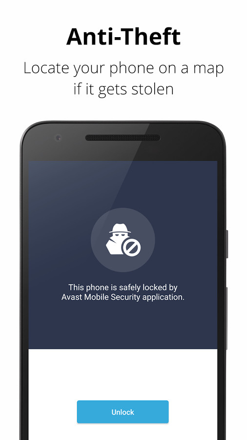 Định vị điện thoại với chế độ chống trộm của Avast Mobile Security & Antivirus 2018
