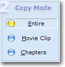 3 chế độ sao chép của Airy DVD Converter