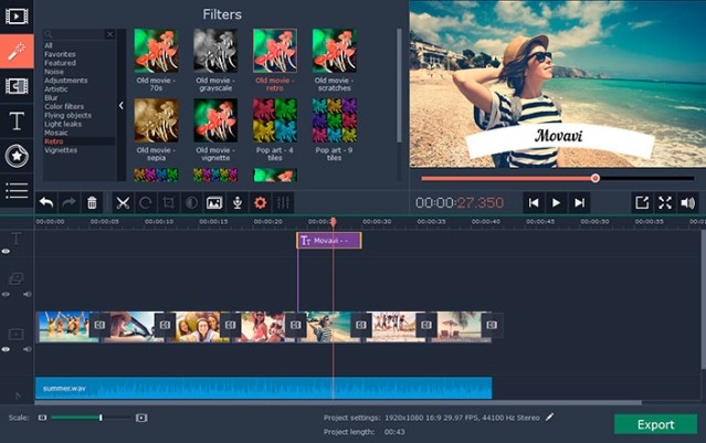 Movavi Slideshow Maker dễ dùng và phù hợp với mọi đối tượng