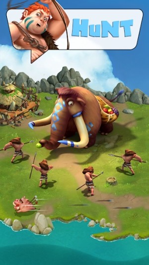 Tham gia vào cuộc săn bắn động vật nguyên thủy