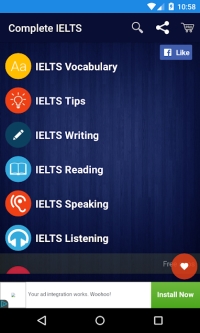 Bảng bài học ielts