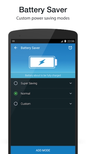 360 Cleaner cho Android tiết kiệm pin smartphone