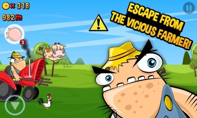 Giúp bò sữa chạy trốn khỏi sự truy đuổi của những người nông dân độc ác