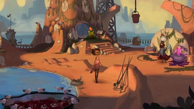Đồ họa vẽ tay của Broken Age cho iOS