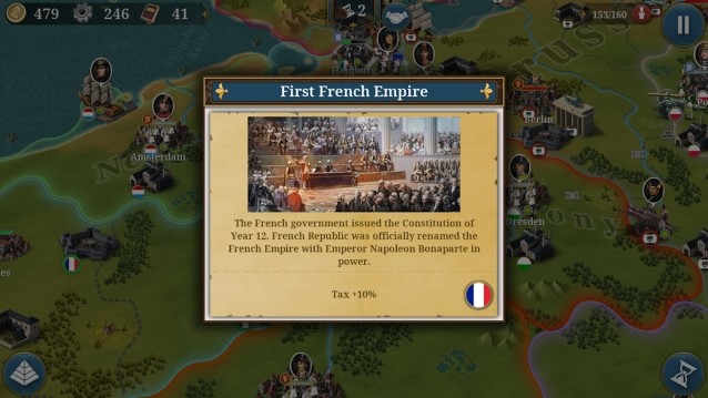 European War 6: 1804 cho Android có nhiều chế độ chơi
