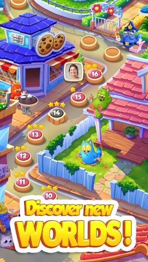 Khám phá thành phố bằng cách chinh phục các màn đố match 2