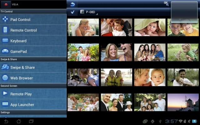 Chia sẻ nội dung như ảnh, video, nhạc... từ điện thoại lên TV hoặc ngược lại