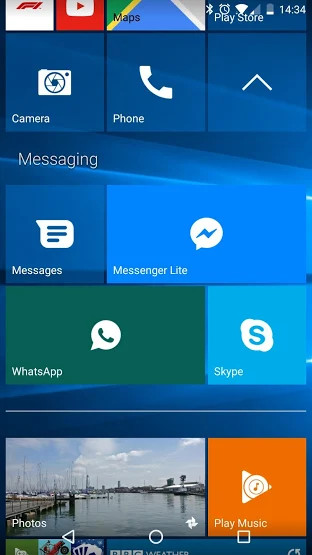 Mang giao diện Windows 10 lên điện thoại Android
