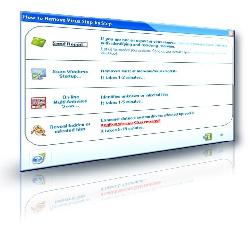 Gửi báo cáo tới đội hỗ trợ của RegRun Reanimator