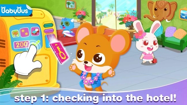 Hoạt động trong Baby Panda's Vacation cho Android