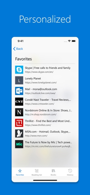 Cá nhân hóa Microsoft Edge cho iOS