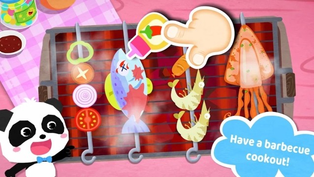 Nấu đồ ăn yêu thích ngoài trời