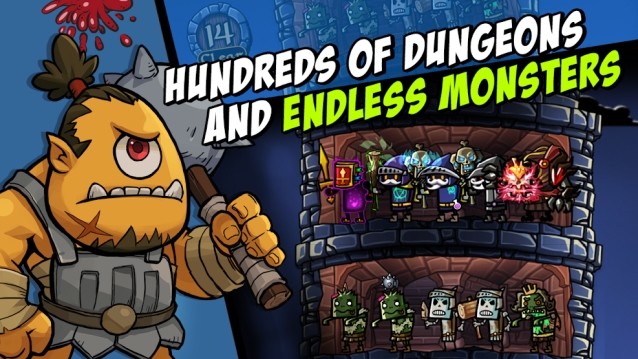 Hàng trăm hầm ngục và vô số quái vật để bạn đánh bại