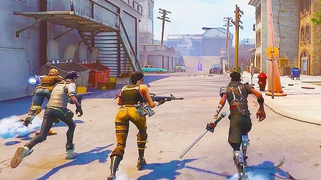 Chiến đấu cùng đồng đội trong game Fortnite