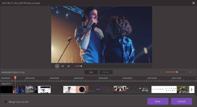 Wondershare Video Converter Ultimate hỗ trợ trim video