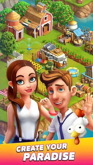 Xây dựng và phát triển hòn đảo trong Funky Bay, tạo ra thiên đường của riêng mình