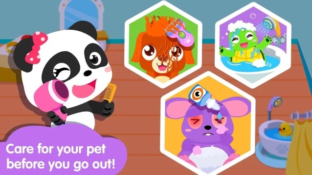 Vui chơi cùng những người bạn của gấu trúc