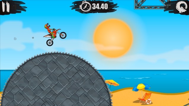 Game lái mô tô biểu diễn vượt địa hình cực hấp dẫn