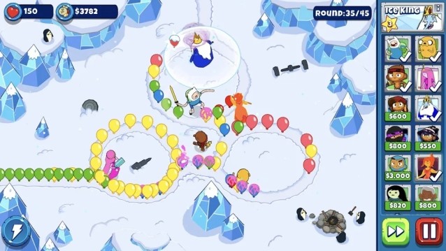 Cùng các nhân vật hoạt hình yêu thích trong Adventure Time chiến đấu với đội quân bóng bay