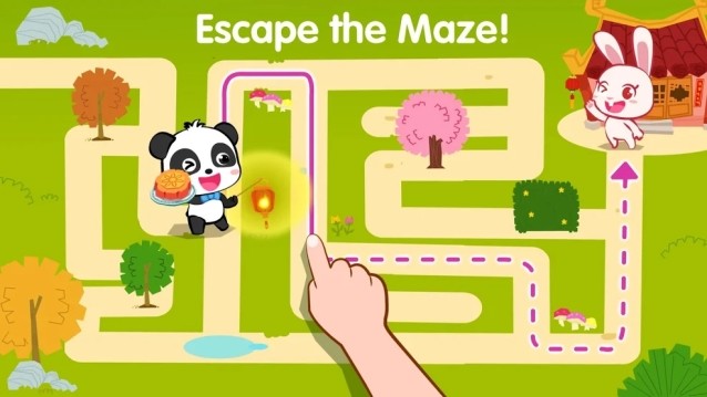 Chơi mini-game thoát khỏi mê cung