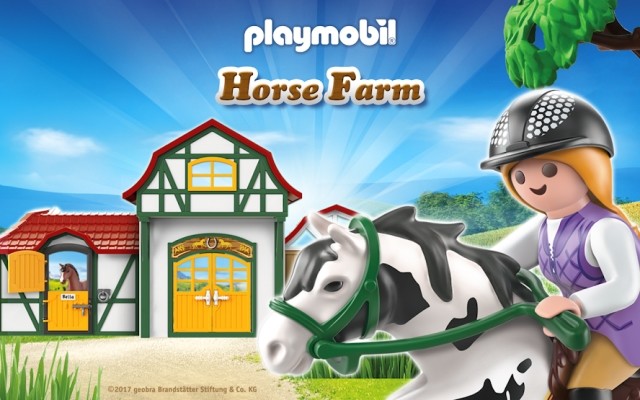 Quản lý trang trại và chăm sóc các chú ngựa trong game PLAYMOBIL Horse Farm