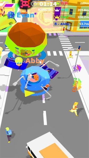 Big Big Baller là game hành động lăn đá nghiền mọi thứ thú vị