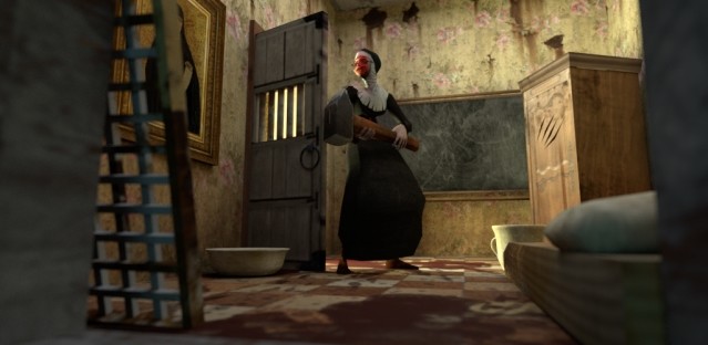 Chạy trốn khỏi nữ tu tà ác ở ngôi trường ma ám trong game Evil Nun