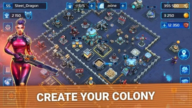 Xây dựng và bảo vệ căn cứ của bạn trong game Clash & GO