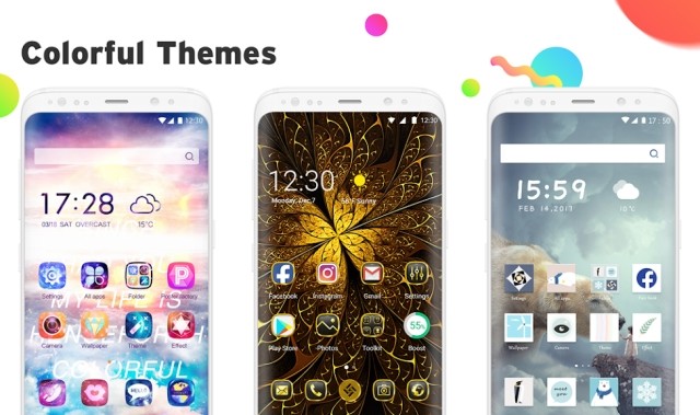 Theme nhiều màu sắc rực rỡ, sống động