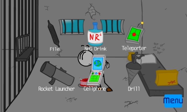 Chiếc bánh sinh nhật cất giấu rất nhiều dụng cụ khác nhau giúp bạn trốn tù trong game Escaping the Prison