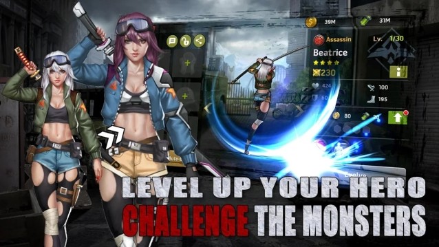 Nâng cấp anh hùng, thách thức quái vật