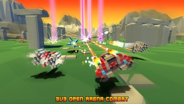 Tham gia các trận combat 3v3 khốc liệt trong đấu trường mở của Hovercraft: Battle Arena
