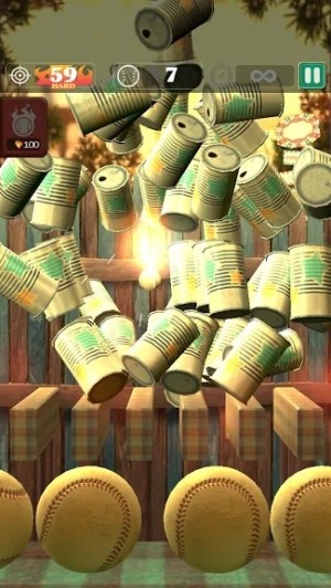 Phá đổ càng nhiều lon càng tốt