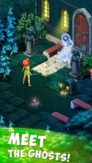 Gặp những bóng ma khi khám phá ngôi làng ma quái trong game Ghost Town Adventures