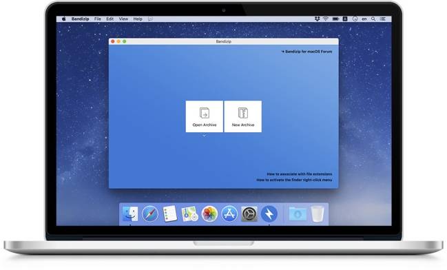 Tính năng chính của Bandizip cho Mac