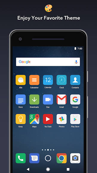 Apex Launcher cho Android có nhiều hình nền độc đáo