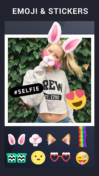 Collage Maker cho Android có kho emoji phong phú