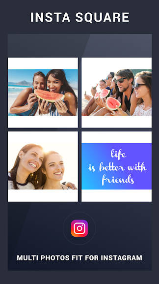 Collage Maker cho Android hỗ trợ cắt ảnh vuông