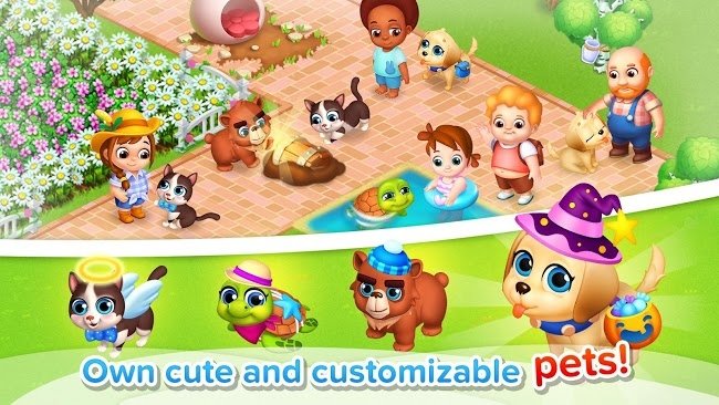 Nhận nuôi thú cưng và làm đẹp chúng với các trang phục và trang bị thú cưng
