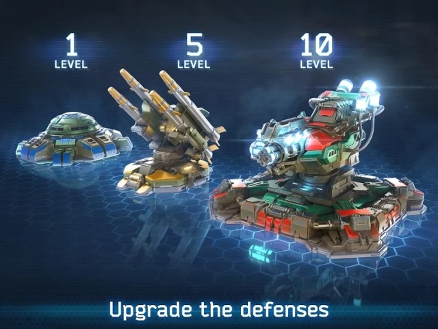 Nâng cấp vũ khí phòng thủ