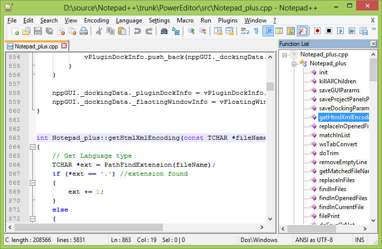 Cập nhật Notepad++ mới nhất