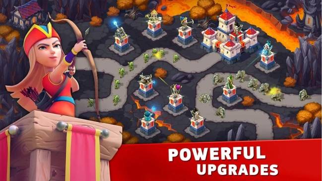 Toy Defense Fantasy cho Android có nhiều nâng cấp mạnh mẽ