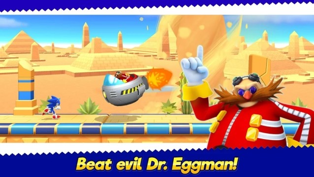 Đánh bại tiến sĩ Eggman độc ác và tay sai của hắn