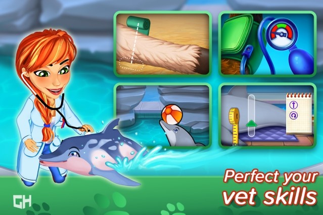 Quản lý phòng khám thú y và chăm sóc, điều trị cho động vật trong game Dr. Cares - Family Practice